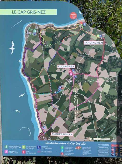 Maison Village, 10 Pers, Proche De La Plage Audinghen Exteriör bild